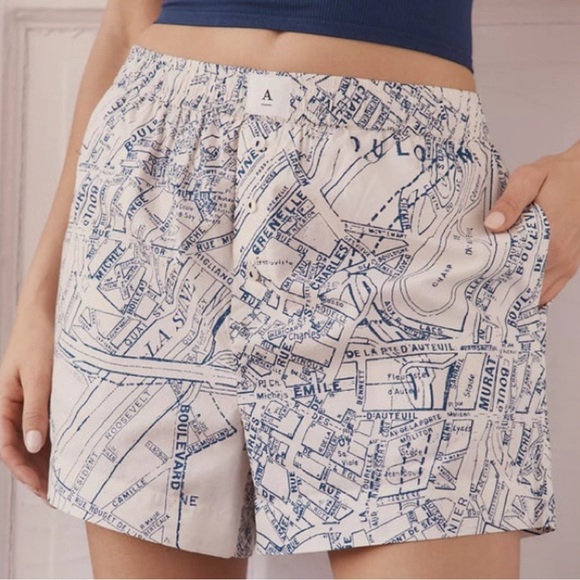 Anthropologie Other - Anthropologie boxer style pajama shorts Large NWT